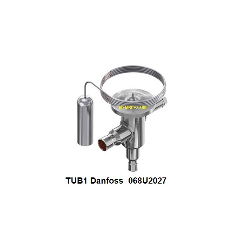 DANFOSS TUB1 R134a/R513A thermostatisch expansieventiel RVS 068U2027