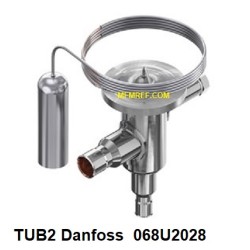 Danfoss TUB2 R134a/R513A 1/4x1/2 thermostatic expansion valve 068U2028