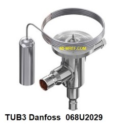 TUB3 Danfoss R134a/R513A thermostatische expansieventiel RVS 068U2029