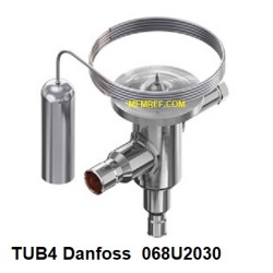 Danfoss TUB4 R134a/R513A 1/4x1/2 thermostatic expansion valve 068U2030