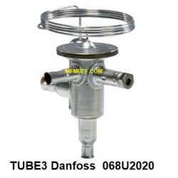 Danfoss TUBE3 R134a/R513A 1/4x1/2 expansion ventil, Edelstahl068U2020