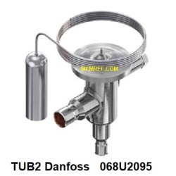 TUB2 Danfoss R404A/R507A 1/4x1/2 thermostatische expansieventiel RVS