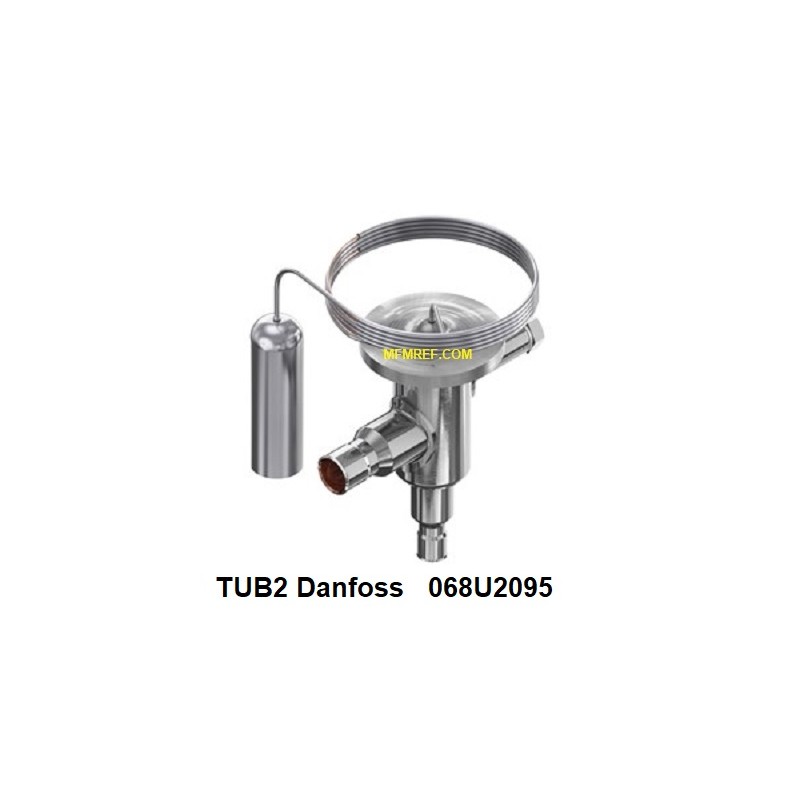 TUB2 Danfoss R404A/R507A 1/4x1/2 válvula de expansão termostática