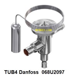 TUB4 Danfoss R404A/R507A 1/4x1/2 válvula de expansão termostática