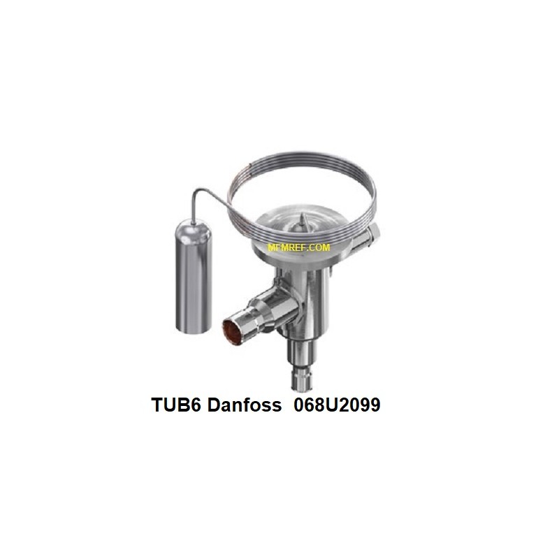 TUB6 Danfoss R404A-R507A  1/4x1/2 válvula termostática de la extensión