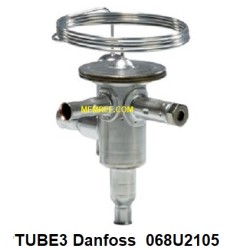 TUBE3 Danfoss R404A-R507A 1/4x1/2 expansieventiel RVS. 068U2105