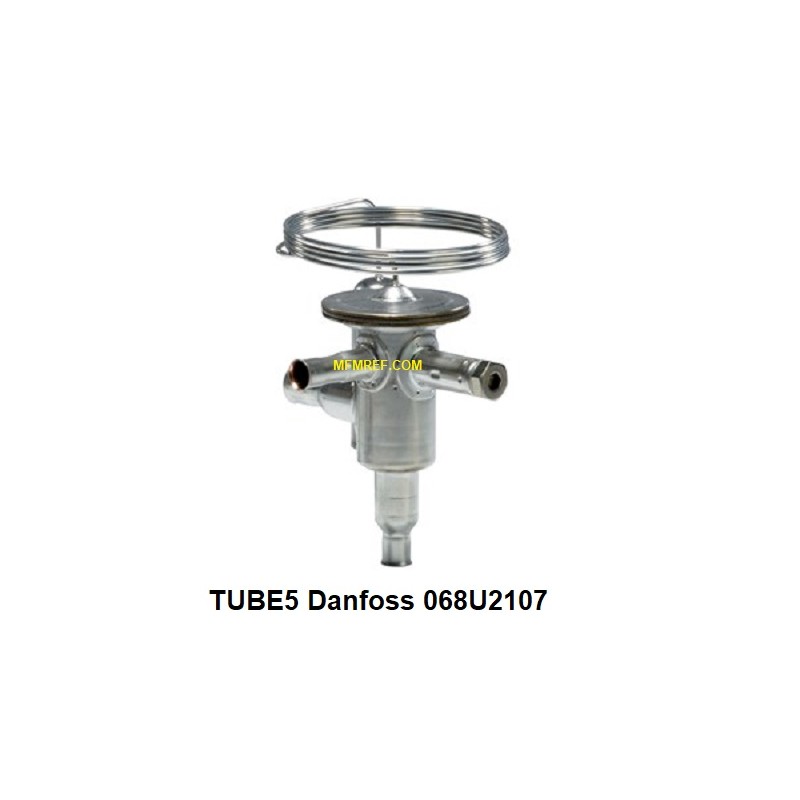 TUBE5 Danfoss R404A-R507A  1/4x1/2 expansieventiel RVS.068U2107