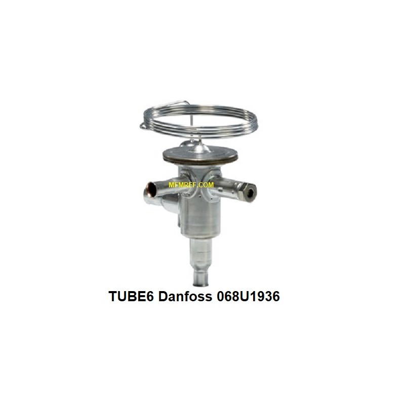 TUBE6 Danfoss R407C 1/4x1/2 thermostatische expansieventiel 068U1936