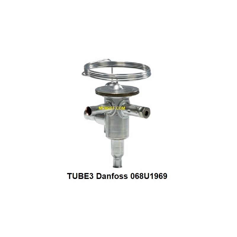 TUBE3 Danfoss R410A válvula termostática de la extensión 068U1969