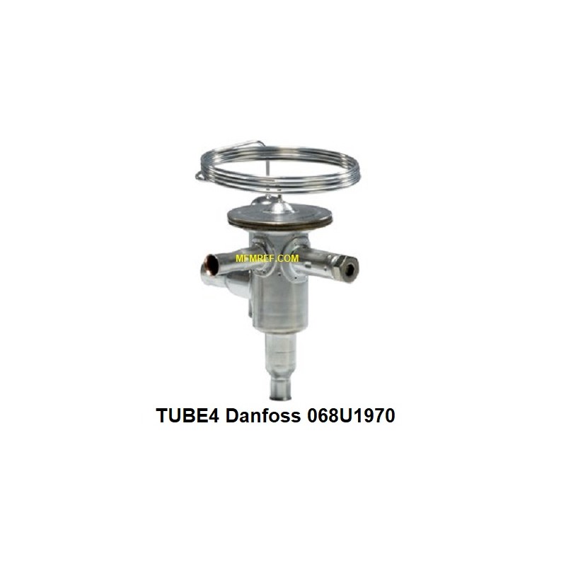 TUBE4 Danfoss R410A 1/4x1/2 la vanne d'expansion thermostatique .068U1970