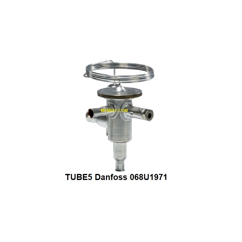 TUBE5 Danfoss R410A 1/4x1/2 válvula de expansão termostática.068U1971