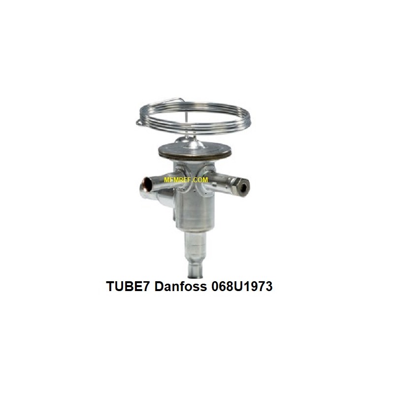 TUBE7 Danfoss R410a 3/8x1/2 thermostatische expansieventiel  .068U1973