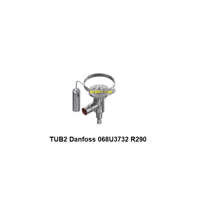 TUB2 Danfoss R290 1/4"x1/2" válvula de expansão termostática 068U3732