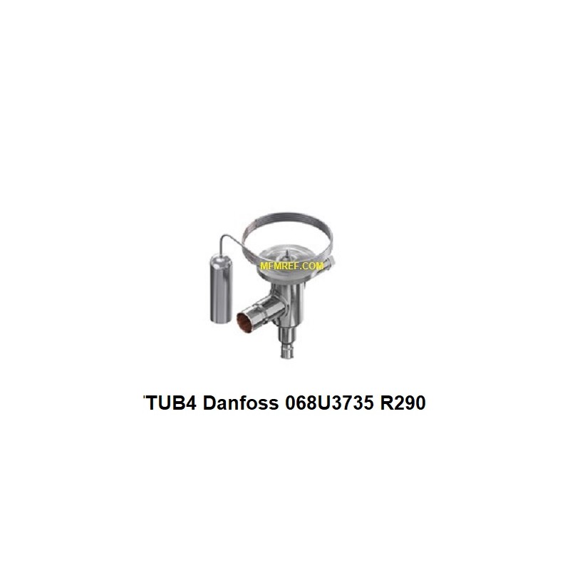 TUB4 Danfoss R290 1/4x1/2 valvola termostatica di espansione.068U3735