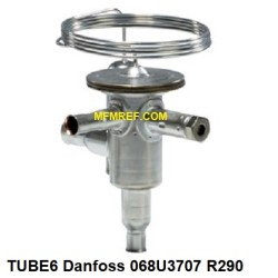 TUBE6 Danfoss R290 1/4"x3/8" válvula de expansão termostática