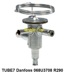 TUBE7 Danfoss R290 1/4"x3/8" aço válvula de expansão termostática