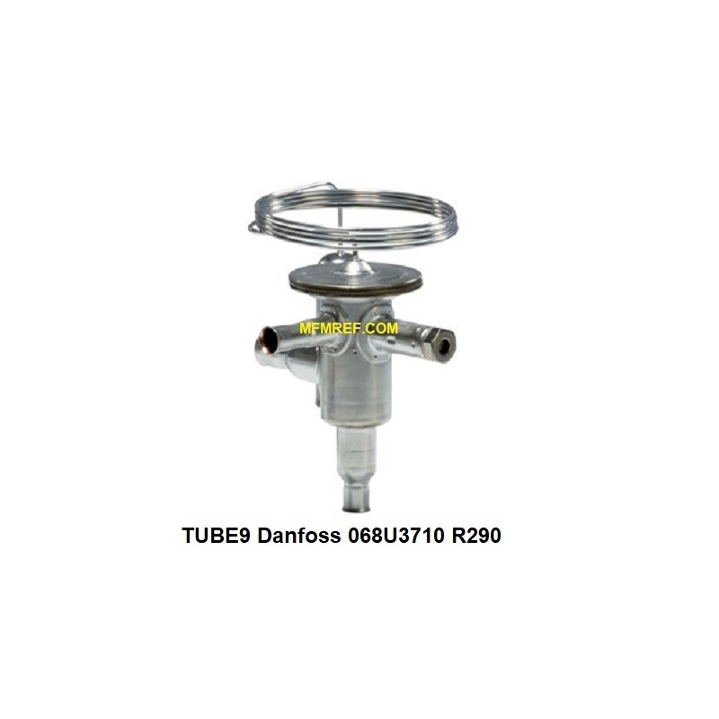 TUBE9 Danfoss R290 1/4x3/8 thermostatisches expansion ventil .068U3710