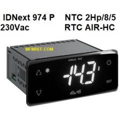 IDNext 974 P/C 230VAC IP65 Eliwell 50/60Hz defrost thermostat RTC