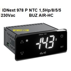 IDNext 978 P NTC 1,5Hp/8/5/5 230Vac BUZ AIR-HC Eliwell thermostat