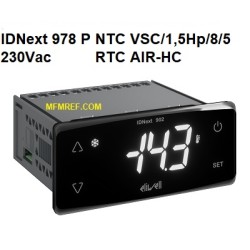 IDNext 978 P NTC VSC/1,5Hp/8/5 230Vac RTC AIR-HC Eliwell termostato