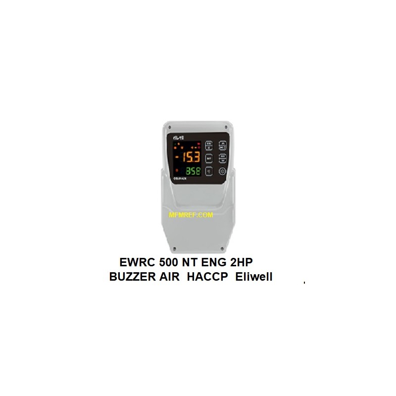 Eliwell  EWRC 500 NT ENG 2HP BUZZER AIR, HACCP Bluetooth module/RS485