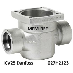 ICV25 Danfoss Régulateur de pression de boîtier, à souder 22 mm 027H2123