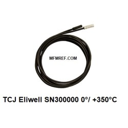 TCJ Eliwell sensor vetrotex (aço) 6x100mm  SN300000 0°C / +350°C 3mtr