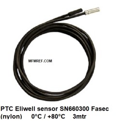 PTC Eliwell Sensore SN660300 Fasec (nylon)  0°C / +80°C 3mtr