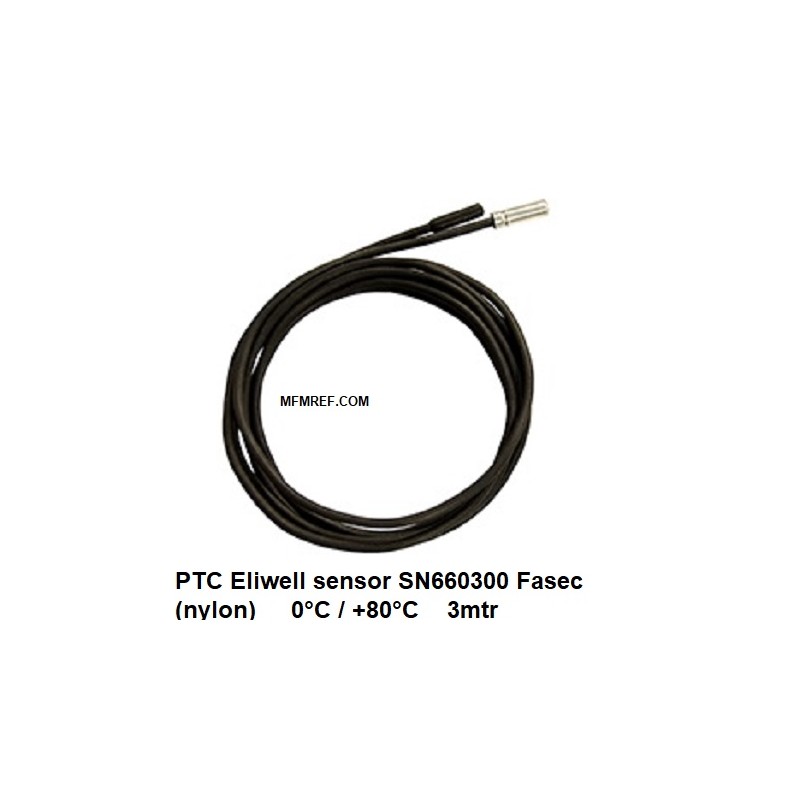 PTC Eliwell Sensore SN660300 Fasec (nylon)  0°C / +80°C 3mtr