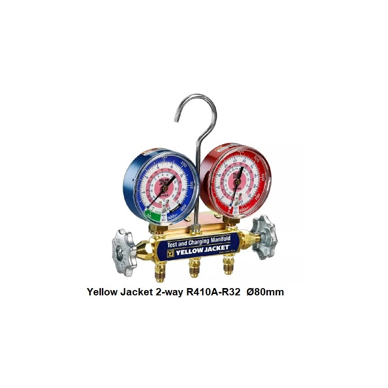 Yellow Jacket medidor de serie conjunto de aplicación 2 vías 41 R410A