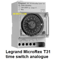 MicroRex T31 Legrand interruttore orario analogico