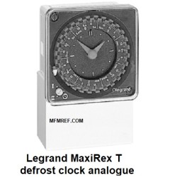 MaxiRex T Legrand Defrost clock analogue