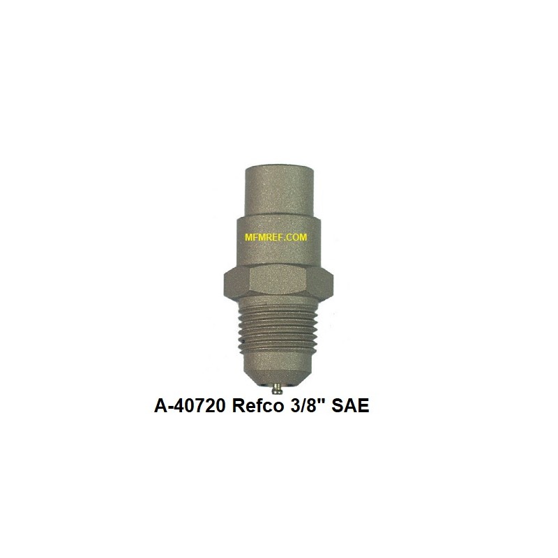 A-40720 Refco schraderventiel 3/8" SAE x soldeer pijp 3/8-5/8-3/4