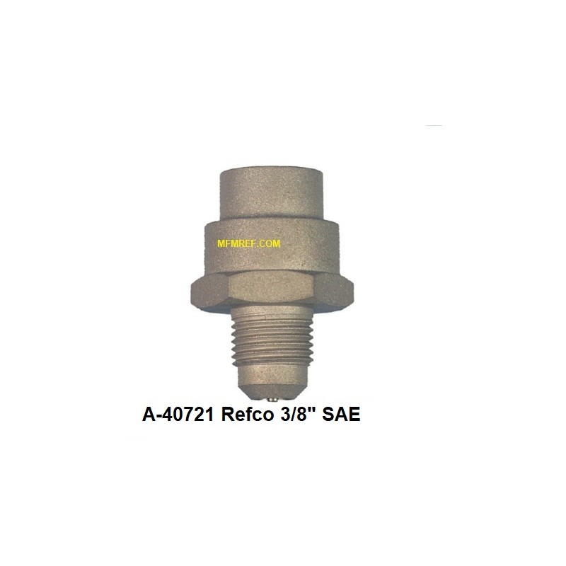 A-40721 Schräder valves Refco 3/8 SAE Schräder x soudure