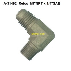 A-31492 Refco schraderventiel 1/8" NPT x 1/4" SAE haakse