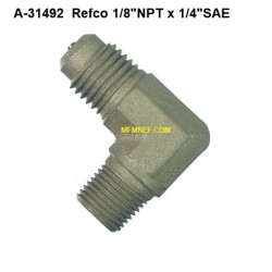 Refco A-31492 Schräder valves, 1/8 NPT schräder x 1/4 SAE vis