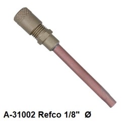 A-31002 ,Schräder valves, 1/8" schräder x copper pipe