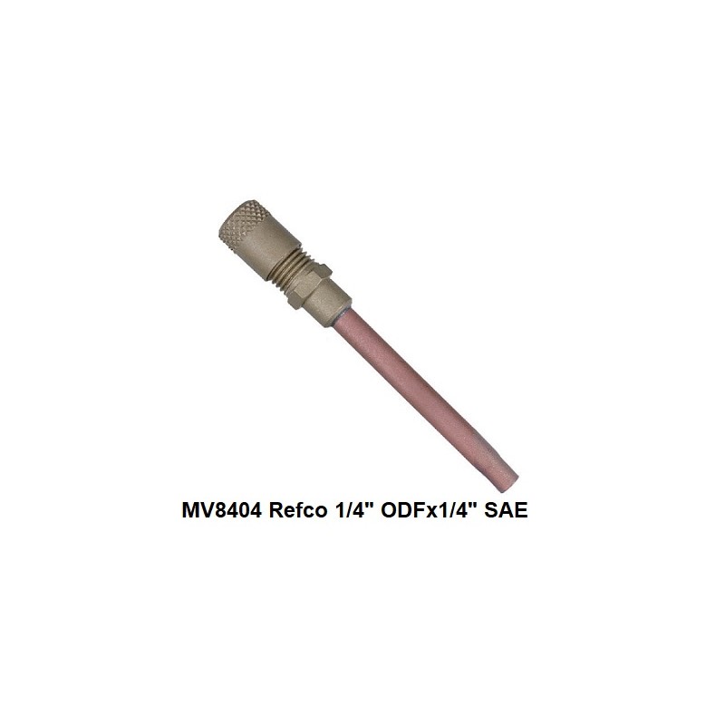 MV-8404 Schrader valves, 1/4 ODF x 1/4 SAE, schräder x copper pipe