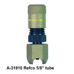 A-31910 Refco Schrader valves para 5/8 tubo externamente, soldadura