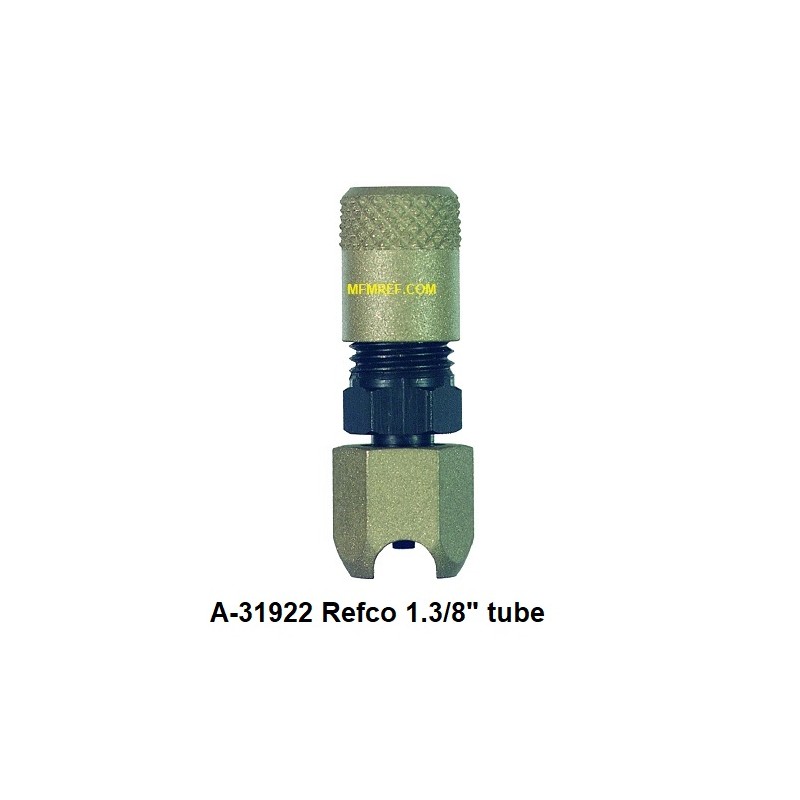 A-31922 Refco valvole Schrader per1.3/8" tubo esterno, saldatura