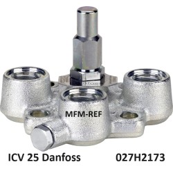 ICS25 Danfoss 3 válvula de controle, para a parte superior do regulador de pressão servo-controlada.