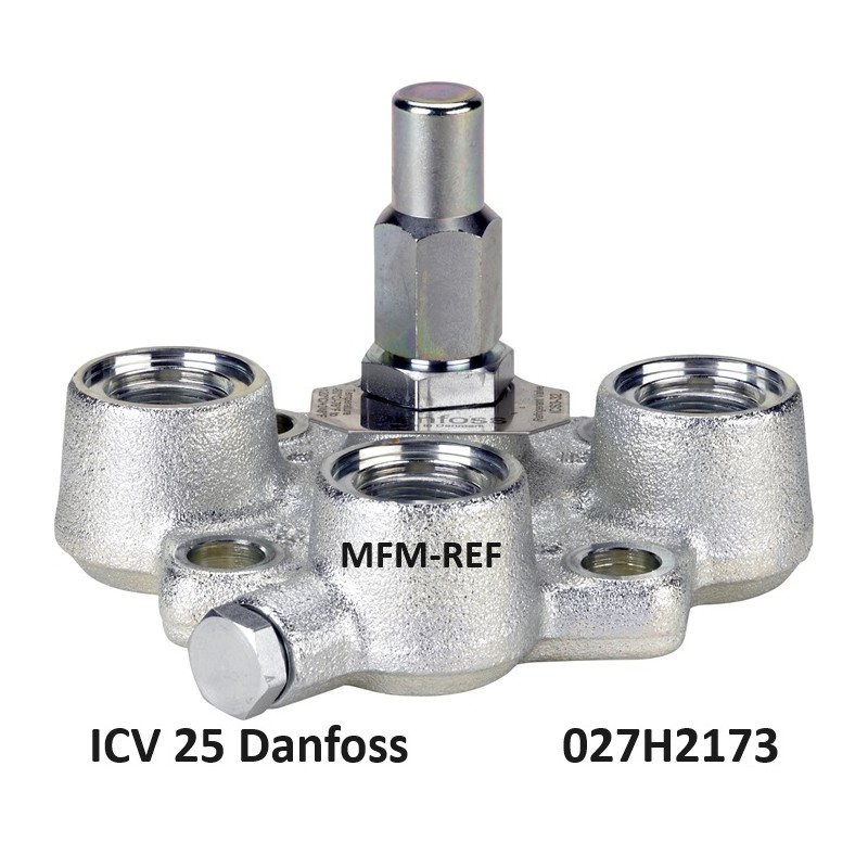 ICS25 Danfoss 3 soupape de commande, la partie supérieure 027H2173