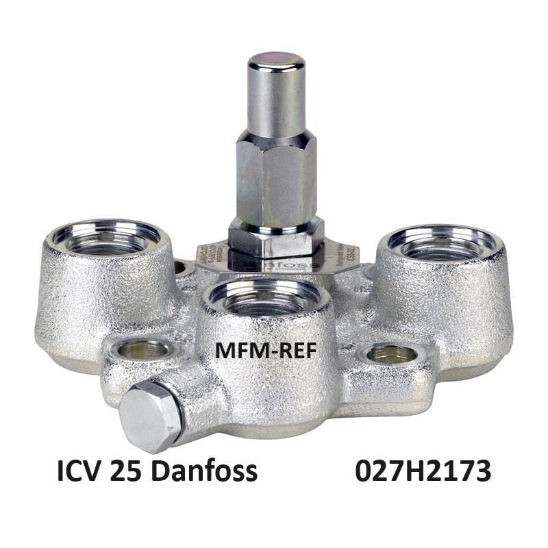 ICS25 Danfoss 3 válvula de control, la parte superior del regulador 027H2173