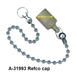 A-31993 Refco snelsluit kap met ketting