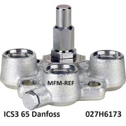 ICS65 Danfoss 3-soupape de commande, la partie supérieure  027H6173