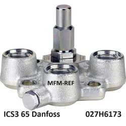 ICS65 Danfoss 3-válvula de controle, para a parte superior 027H6173