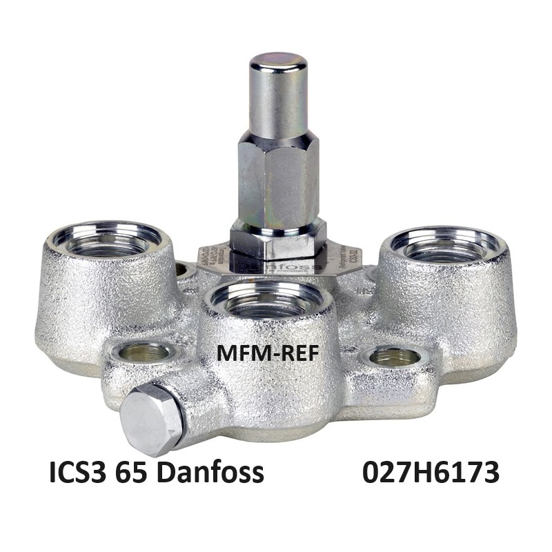 ICS65 Danfoss 3-válvula de control, la parte superior del regulador 027H6173