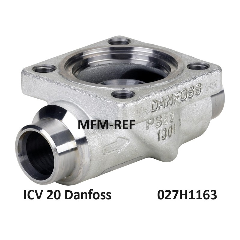 ICV 20 Danfoss housing pressure regulator, weld 027H1163