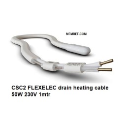 FLEXELEC CSC2 flexible Abfluss Heizkabel 1mtr 50W 230V   interne Seite