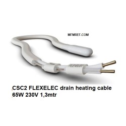 CSC2 Flexelec câble chauffant flexible de vidange 1,30 mtr 65W 230V